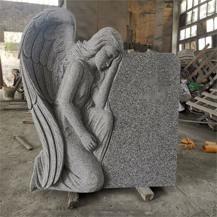Angel headstones for graves