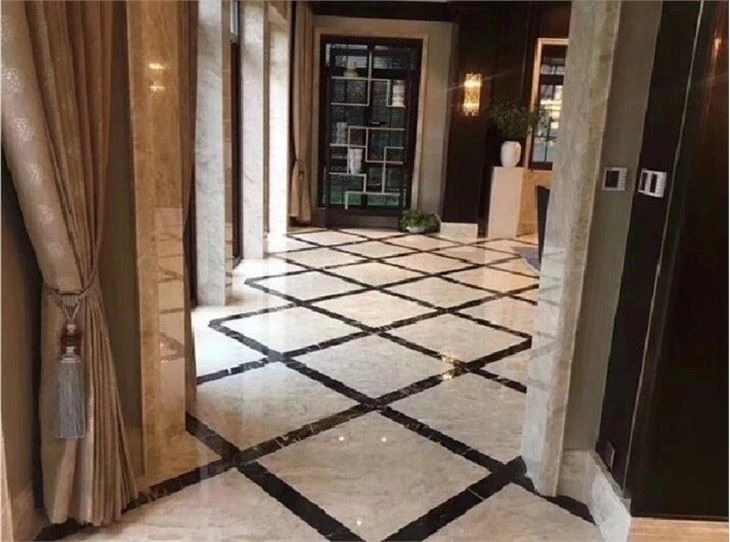 beige marble tile