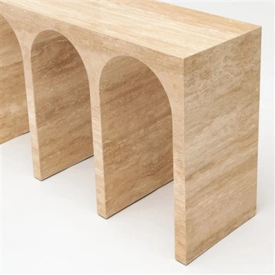 Travertin marmor konsolbord